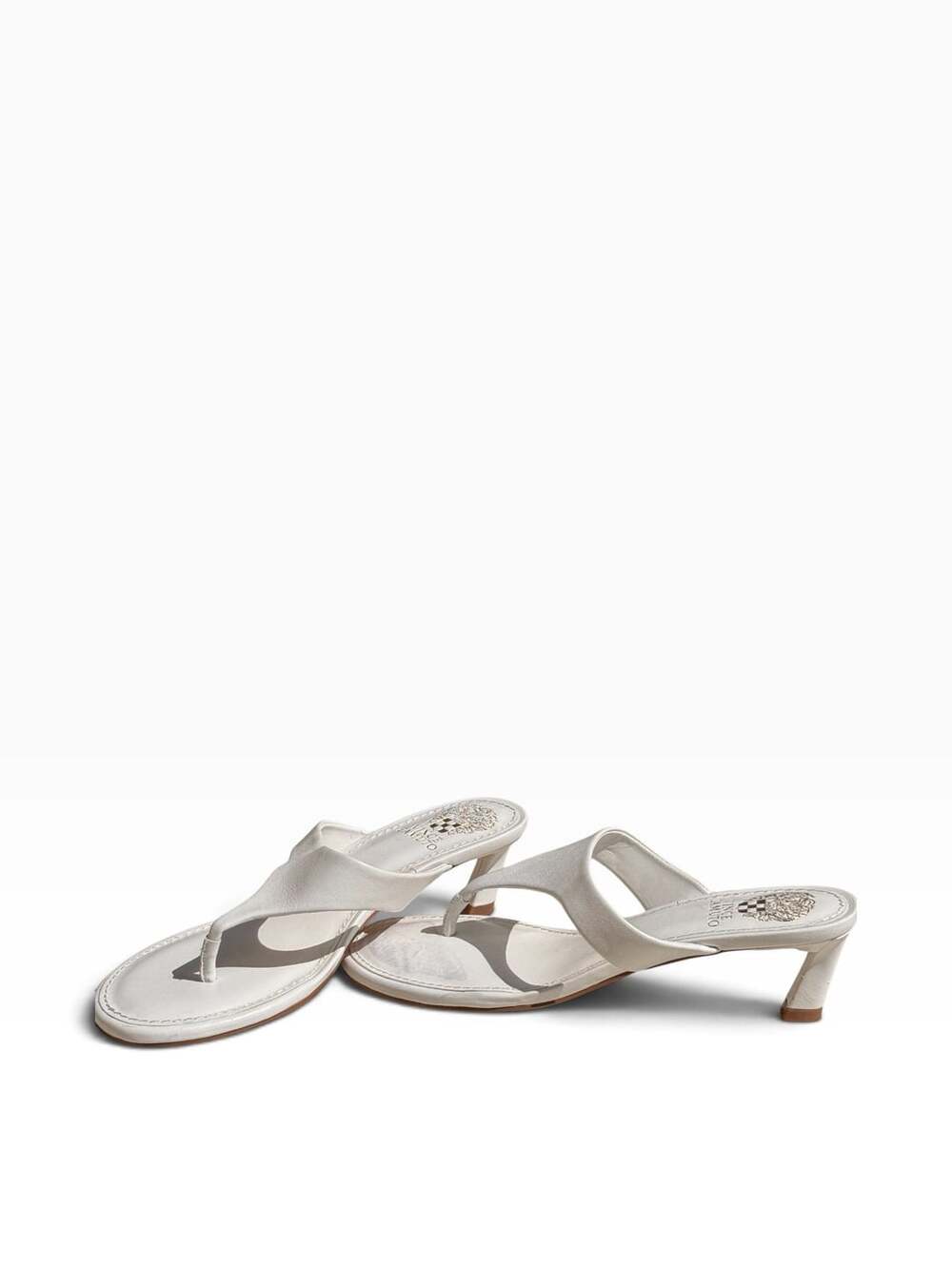 Vince Camuto Lina Thong Kitten Heel Sandals – Bianco – Size 7.5M